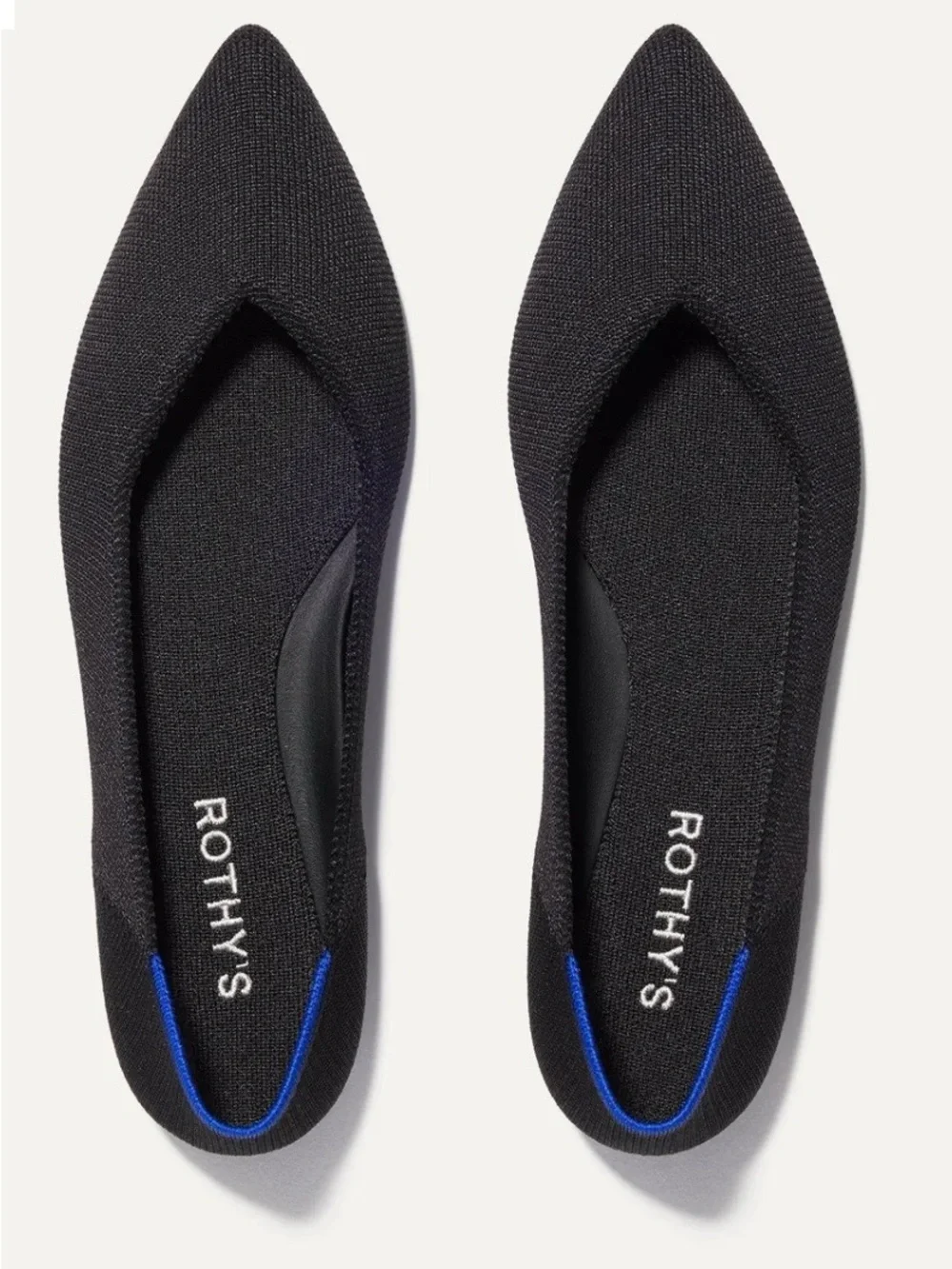 Rothy’s the Point Loafer, black, size 8